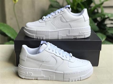 nike af1 pixel weiß|air force 1 Pixel white.